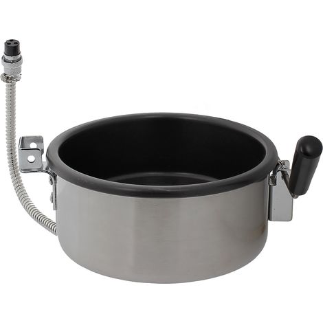 Bol de chauffe pour machine à pop-corn professionnelle – Capacité 8 oz – Diamètre 19 cm – Revêtement téflon – Système de chauffe par le bas – Gt Catering