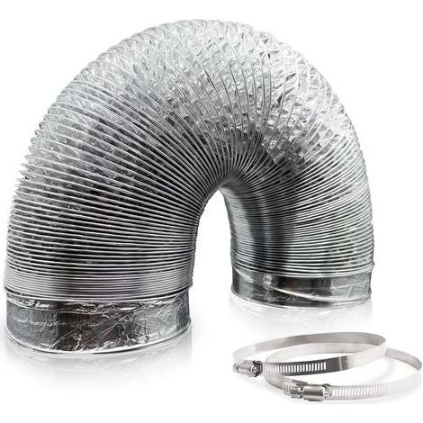 Tuyau Ventilation Aluminium 150mm – Longueur 5m pour Hotte Ventilateur (1/5)
