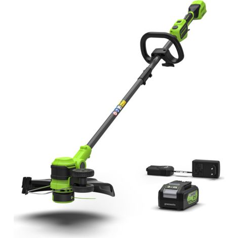 Tagliasiepi 33cm Brushless 24V GREENWORKS Génération 2 - Batteria 4.0Ah e caricabatterie - ST24L413-01