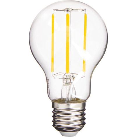 Ampolla LED a filamento A60 E27 da 2,3 W (equivalente a 40 W) – 485 lm – luce bianca calda – classe energetica A – risparmio energetico e lunga durata