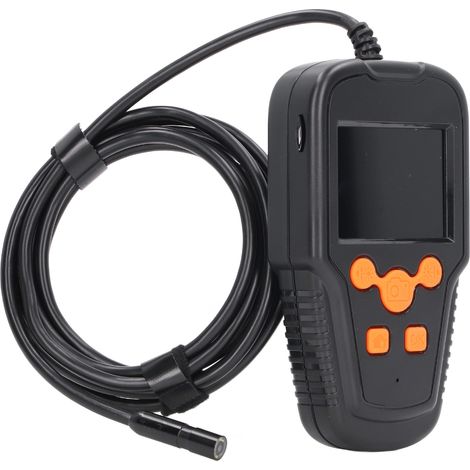 Industrielles Endoskop mit 2,4-Zoll-IPS-Bildschirm, Rohrleitungsinspektionskamera, Hand-Boreskop, IP67 wasserdichte Linse, 5 Meter / 16,4 Fuß (1/5)