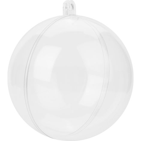 20 boules décoratives transparentes à remplir, en plastique, pour sapin de Noël (5 cm) (1/5)
