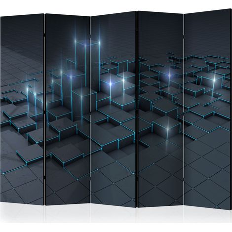 Paravento - Black City II [Room Dividers] - 225x172 (1/4)