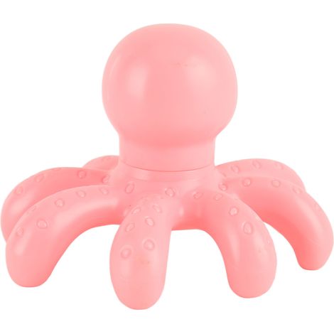 Peigne Massage Crânien Ventouse Octopus Rose, Appareil Manuelle Anti-Stress Minceur Corps, Outil Ergonomique pour Jambes, Ventre et Tête, Détente Musculaire (1/5)