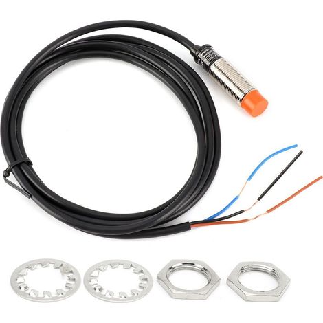 Capteur d'approche BERM cylindrique à 3 fils pour équipement de contrôle de puissance industriel 10-30 V CC PR12-4DP2 (1/5)