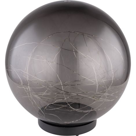 LED Solaire Extérieur Lampe Debout Jardin - Piquet de terre Chaîne lumineuse Boule Parc Lampe fumée Globo 33807