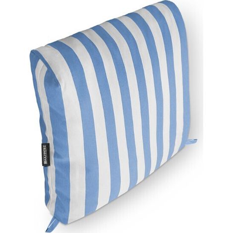 Coussin pour palette Toldotex Bleu Ciel Dossier d’Angle 65x45x25 (rayé) Bleu Ciel