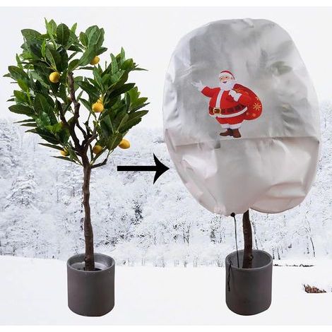 Housse hivernage pour Plantes 80x110cm, Sac De Couverture Antigel Pour Plantes, Veste Antigel avec Couverture Antigel pour Arbustes et Arbres, Outil De Jardinage, sacs de protection contre le gel (1/5)