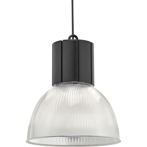 LEXA DALI Susp. D316mm noir / transparent LED intég. 37W 60° 4000K 3600lm ARIC 56017