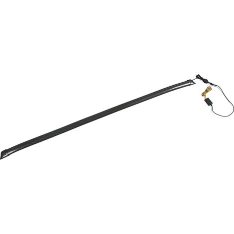 Aileron de toit 4,2 pi LED rouge 12V, barre lumineuse déco extérieure pour coffre de voiture, autocollant de spoiler arrière (1/5)