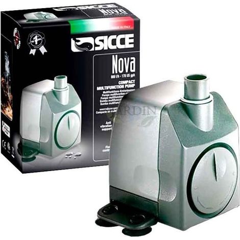 Pompe Eau Submersible Nova 2,2 m - 800 l/h Mini Pompe Aquarium, Ajustable Pompe Fontaine pour Étang Fontaine
