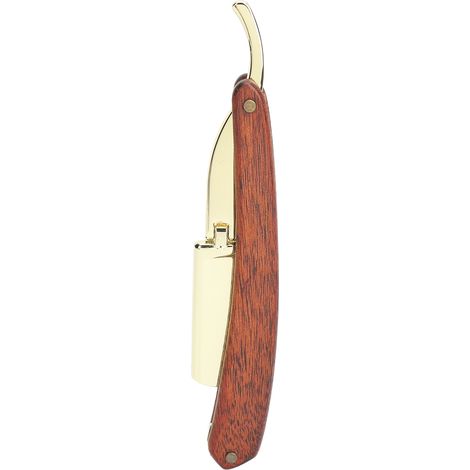 Support pliable pour tondeuse à barbe, manche en bois, pour homme, tondeuse manuelle à domicile. (1/5)