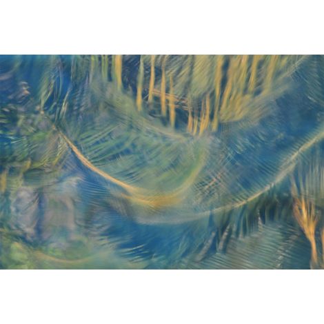 Papier peint panoramique abstrait motif floral Tapisserie panoramique tropicale pour chambre Papier peint panoramique idéal pour bureau (1/2)