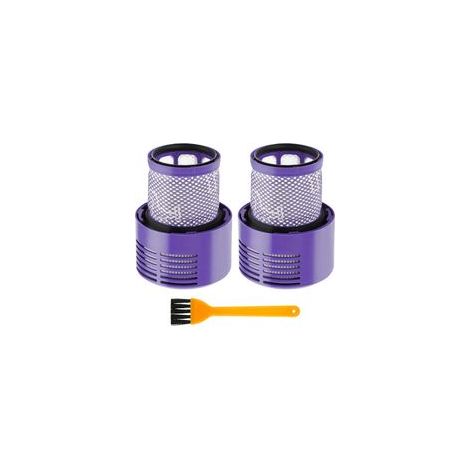 Set di 2 filtri di ricambio per aspirapolvere Dyson V10 Cyclone Series, V10 Absolute, V10 Animal, V10 Total Clean, V10 Motorhead, SV12, pezzo di ricambio 969082-01, lavabili e riutilizzabili (1/5)