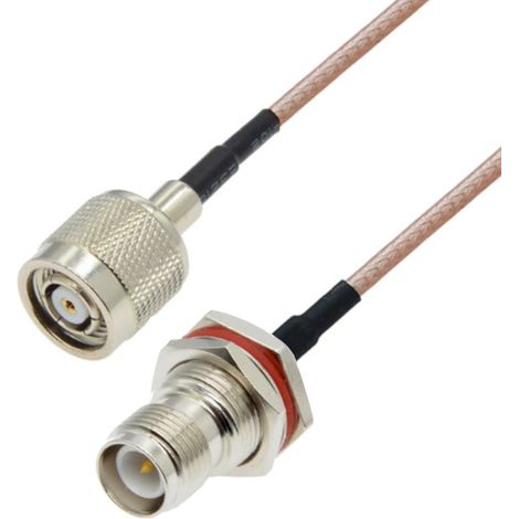 Cable pigtail TNC-RP con toma / enchufe TNC-RP RG316 de 35 cm