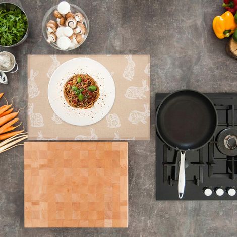 Sets de table imperméables pour Pâques, compatibles avec les tables à manger, lot de 2. (1/4)