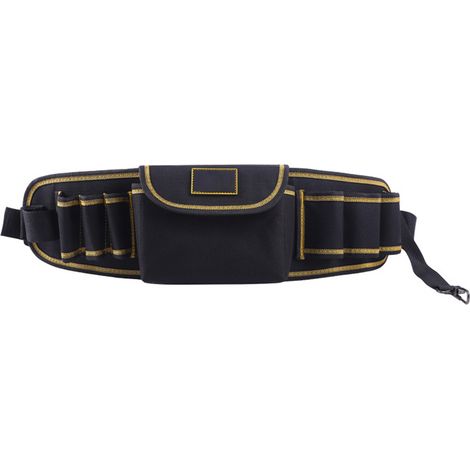 Ceinture à outils étanche 600D Oxford, sac de taille multi-poches déchirure résistante, poche ceinture réparation bricolage (1/5)
