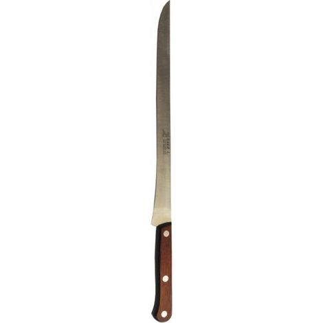 FPLUS cuchillo jamonero 541/25 , Cuchillo Jamonero de Cuchillería Sáez, hoja flexible de Acero Inoxidable. Vaciado y Afilado Artesanalmente.