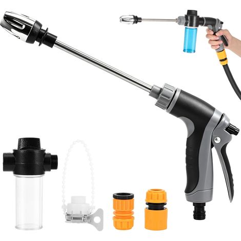 High Pressure Hose Spray Gun Powerjet Pressure Washer with Accessories Ideal for Car Washing Garden Patio (1/5)