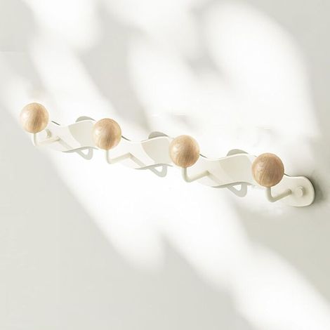 Patères murales, porte-clés, porte-manteaux, crochets muraux pour manteaux, crochets pour suspendre chapeaux, serviettes, sacs à main, peignoirs, vestiaire, salle de bain, entrée, beige