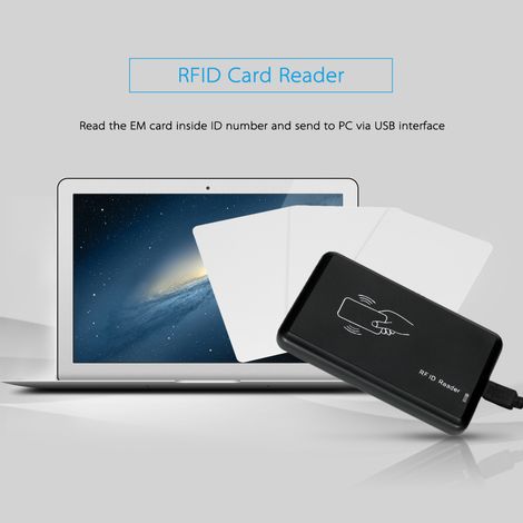 Lecteur de carte RFID sans contact, 125KHz, USB, capteur de proximité EM Configurable, intelligent pour le contrôle d'accès (1/5)