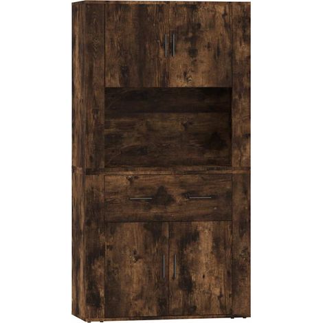 Maison Exclusive - Credenza Rovere Fumo in Legno Multistrato