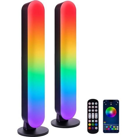 Striscia luminosa RGB: striscia LED intelligente per la stanza, 16 milioni di colori, tre modalità di controllo, modalità di sincronizzazione dinamica con la musica, 213 preset. (1/5)