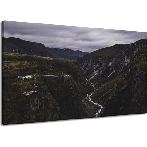 Leinwanddruck „Natur – Gebirgsbach“, 120 x 70 cm