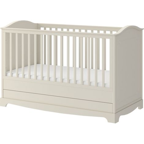 Royal Mitwachsendes Babybett 70 x 140 cm mit Schublade ohne Matratze (1/5)
