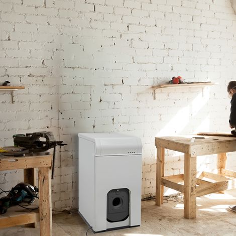 Chaudière Fioul Fonte Cheminée BioFioul Sun Sannover 30 kW Sans Brûleur