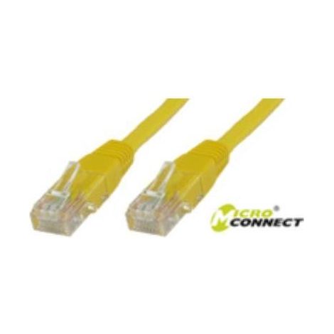 Cable MicroConnect U/UTP CAT5e de 20 m, PVC amarillo (1/3)