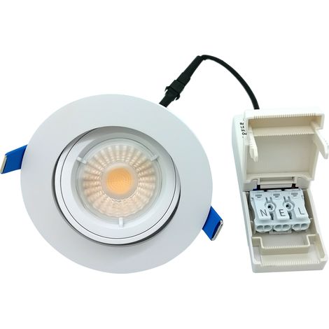 SPOT ENCASTRE TRITON SLIM MAW IP65 3K-4K DIM BLANC AEROSPOT 167421 (1/2)