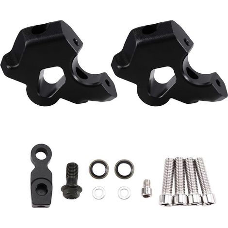 Adaptador de altura para elevadores de manillar de motocicleta, compatible con BMW R1300RT 2025-2026, color negro. (1/5)