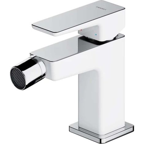 OMNIRES Parma - Bidetarmatur, Chrom/weiß PM7420CRB