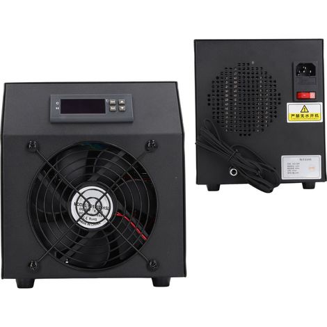 Refroidisseur d'eau 1/4 HP avec pompe et tuyau, système de refroidissement de 16 gallons, 60l, pour réservoir hydroponique de crevettes et de poissons de corail, prise US, 110V (1/5)