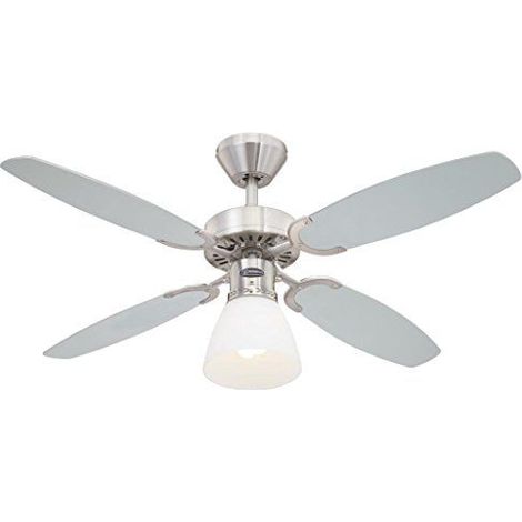 Ventilateur de plafond Capitol Acier avec éclairage (1/5)