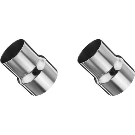 Convient pour deux réducteurs adaptateurs de connecteur de tuyau d'échappement standard en acier inoxydable, de 3 pouces à 2,5 pouces de diamètre extérieur. (1/3)