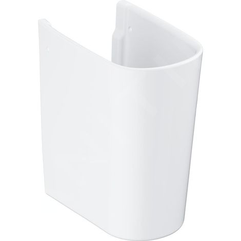 Colonne semi-encastrée Essence en céramique 39570 blanc alpin (1/3)