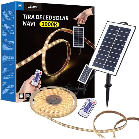 Pack Tira de Led Solaire Smd2835 300L 3000K - 5 Métros - Ledme - LM2424 (1/3)