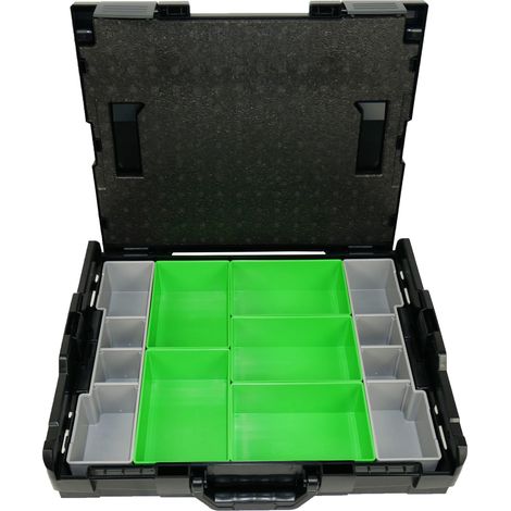 BS Systems L-Boxx 102 schwarz inkl. Inset-Box-Set 7tlg.