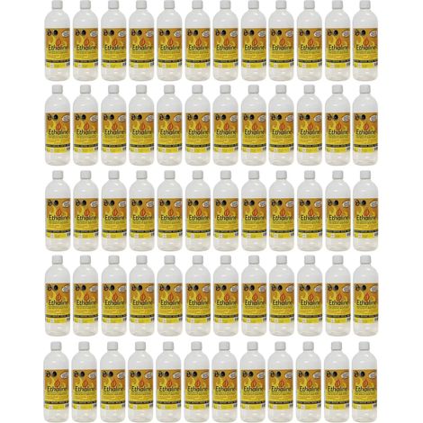 Bioetanolo 60 Taniche 1L per Biocamini e Stufe Combustibile Naturale