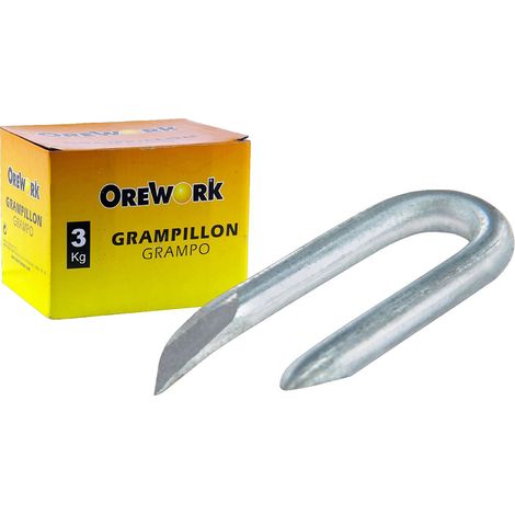 Grampillón galvanizado - 19x35 mm - 3 kg