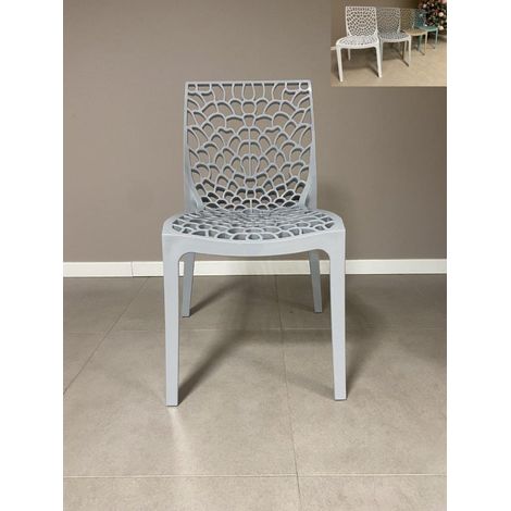 Grand soleil sedia gruvyer hpl grigio perla