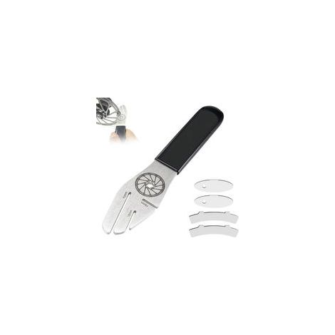 Kit de redressage de disque de frein 5 pièces – Clé à disque 15/18/42 mm – Acier inoxydable – Ajustement précis pour vélo