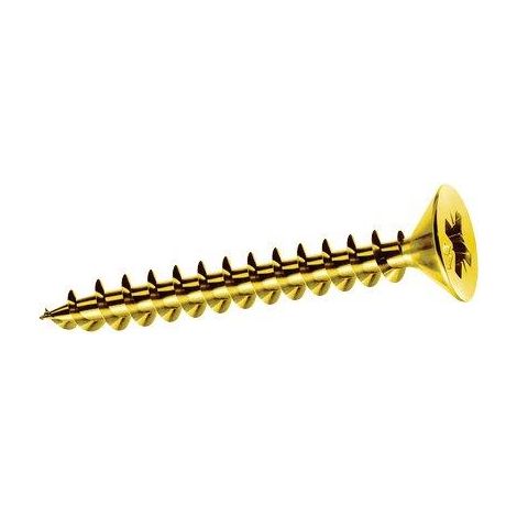 VITE TRUCIOLARE TSP OTTONATA PANELVIT MUSTAD - CAVA PZ FILETTO INTERO MM 2,5X16 CF=PZ 500- 1 confezioni