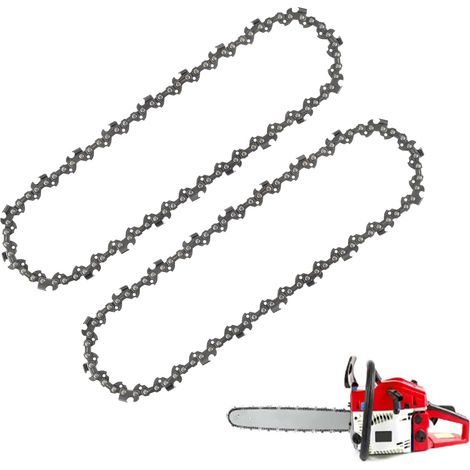 250 mm 3/8"LP 1,3 40 maillons Chaîne de tronçonneuse Faible Rebond compatible avec Einhell, Bosch, Dolmar, Ryobi, Husqvarna et plus - (1/5)
