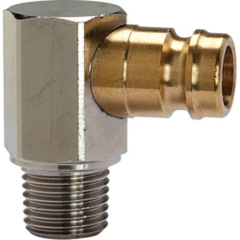 Riegler Temperier-Einstecknippel DN 9, 90°, mit Außengewinde, R 1/4 (1/2)