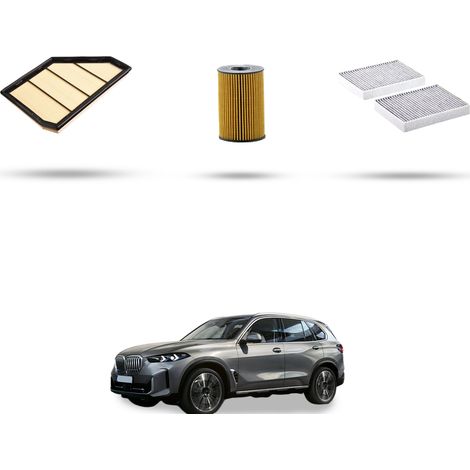 Kit tagliando 3 filtri compatibile con Bmw x5 (G05,F95) 50i 340kw dal 2018 (1/5)