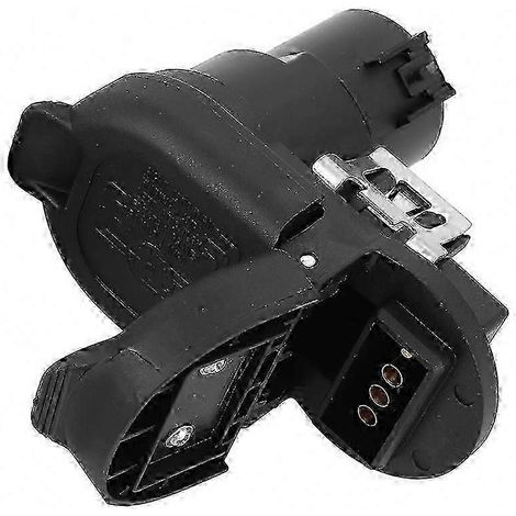 Connecteur de faisceau de frein de remorque à 7 broches rondes et 4 broches plates, compatible avec les applications de remorquage SI 2015-2023 (WHBYV). (1/4)
