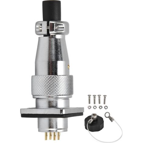Connecteur étanche WS16 pour prise aviation, câble d'alimentation électrique 500 V (1/5)